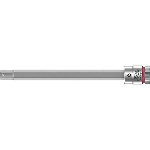 Wera 05003338001 8740 A HF Zyklop bit socket with holding function, 1/4" drive, 6 x 100 mm in Kuwait