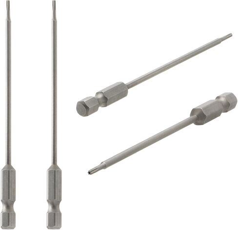 Aopin T10 with hole, Torx head screwdriver tamper proof, 1/4 inch hex handle, S2 steel magnetic, 100mm(3.94 inch) length, 10pcs in Saudi Arabia