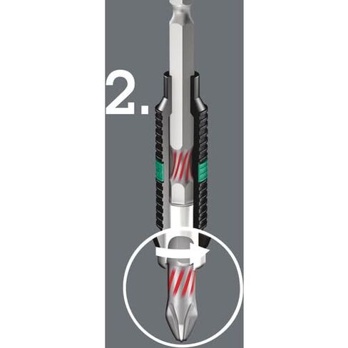 لقمة Wera Series 1 867/1 BTZ BiTorsion، رأس TORX TX 30 × محرك 1/4 بوصة in Kuwait