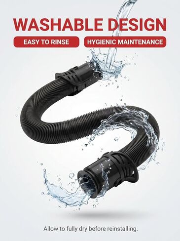خرطوم استبدال UV900 UV850 لسمك القرش LA702 LA555 UV950 LA480WM قطع غيار بديلة قابلة للرفع، LA455 LA700 105FP900 LA701 خرطوم مكنسة كهربائية يمتد حتى 8.2 قدم in Kuwait
