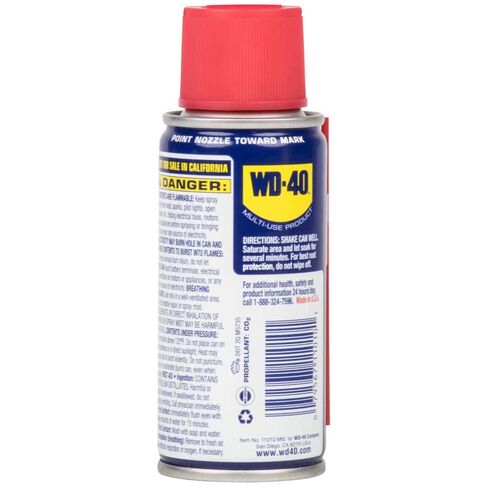 WD-40 Multi Use Lubricant On the Go Handy Can with Straw, 2.75 Ounce (3 Pack) in Kuwait