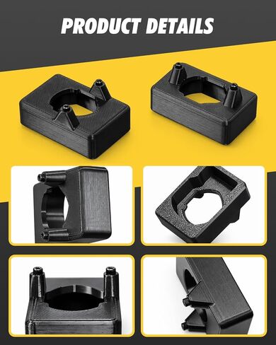أطراف محول جانبية من الفينيل DCN45RN مطورة (عبوة من قطعتين) لمسامير الأسقف اللاسلكية DeWalt 20V، متوافقة مع DCN45RNB وDCN45RND1، أطراف أفقية ورأسية in Kuwait
