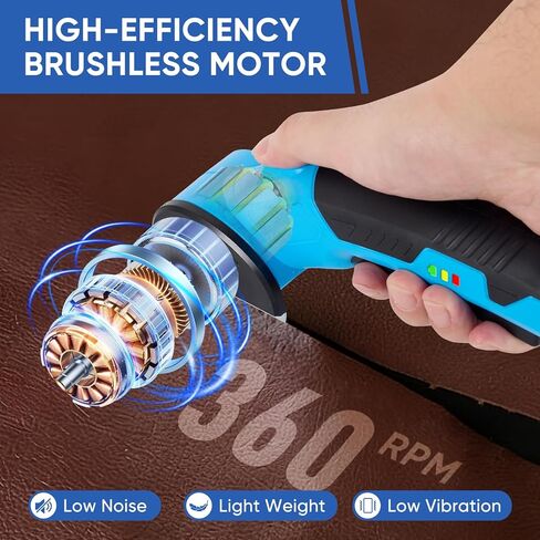 Upgraded Cordless Electric Scissors, Cardboard Cutter Electric 4.2V 360RPM 2000mAh, Rechargeable Electric Scissors for Cardboard,For Thin Cardboard Box Carpet Leather,Paper,Fabric,Carpet,Plastic in Kuwait