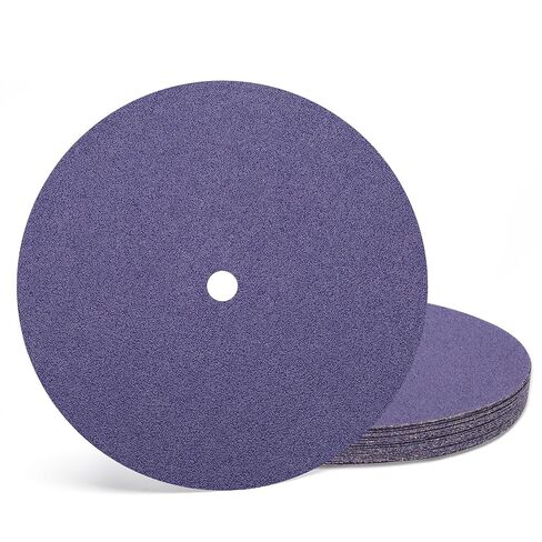 30 Pack 7" Sanding Disc for 2/3HP 500W Lawn Mower Blade Sharpener, 60 Grit Zirconia Sticky Wheel Replace 7" Lawn Mower Blade Sharpener and 10-8 Grinders Disc Paper in Kuwait