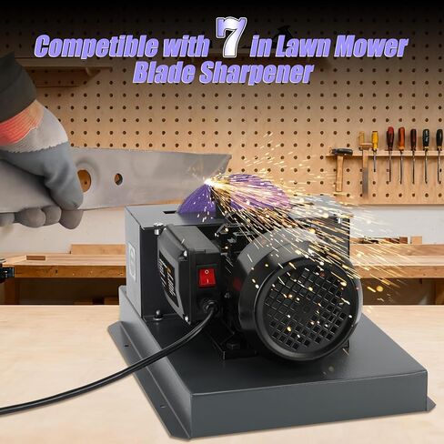 30 Pack 7" Sanding Disc for 2/3HP 500W Lawn Mower Blade Sharpener, 60 Grit Zirconia Sticky Wheel Replace 7" Lawn Mower Blade Sharpener and 10-8 Grinders Disc Paper in Kuwait