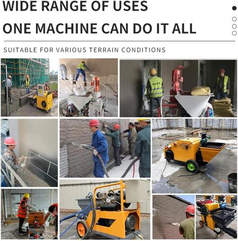 Commercial Grade Mortar Spraying Machine Sturdy Construction Equipment for Smooth Wall Finishes and Efficient Material Distribution on Site in Kuwait