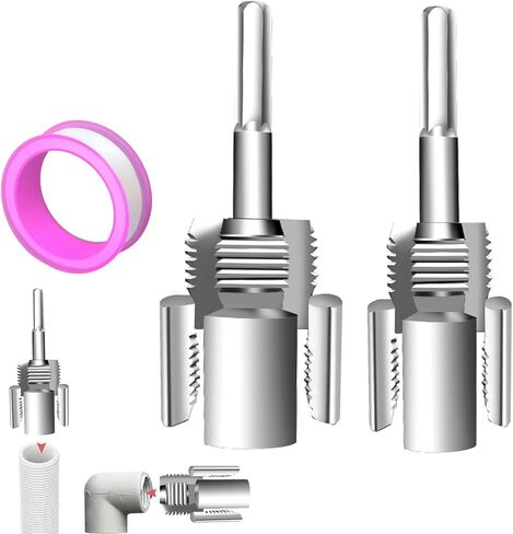 خيط PVC للمثقاب، خيط الأنابيب الكهربائية، قاطع داخلي خارجي 1/2 و3/4 قالب | لإصلاح المنزل أنبوب مياه خرطوم الخشب الحفر الكهربائية المعدنية in Kuwait