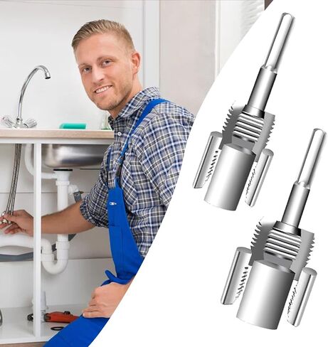 خيط PVC للمثقاب، خيط الأنابيب الكهربائية، قاطع داخلي خارجي 1/2 و3/4 قالب | لإصلاح المنزل أنبوب مياه خرطوم الخشب الحفر الكهربائية المعدنية in Kuwait