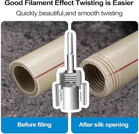 خيط PVC للمثقاب، خيط الأنابيب الكهربائية، قاطع داخلي خارجي 1/2 و3/4 قالب | لإصلاح المنزل أنبوب مياه خرطوم الخشب الحفر الكهربائية المعدنية in Kuwait