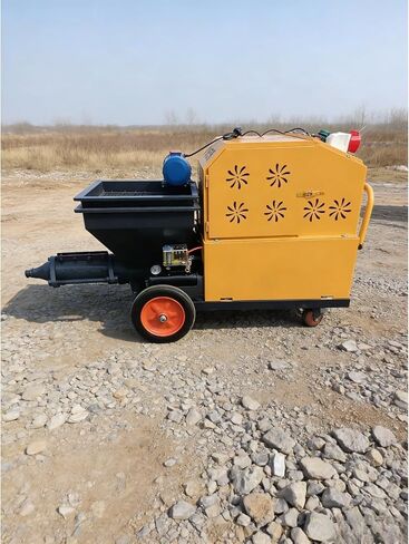 Heavy Duty Mortar Spraying Machine | Professional Tool for Reliable Material Distribution & Consistent Wall Finishes on Construction Sites in Kuwait