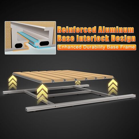 طاولة عمل FoxAlien T-slot Hybrid Spoilboard لآلة CNC ذات النواة XE-Ultra Core، مجموعة إطار قاعدة من الألومنيوم Uipgrade لقطع الأعمال الخشبية in Kuwait