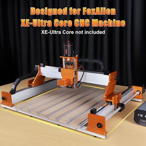 طاولة عمل FoxAlien T-slot Hybrid Spoilboard لآلة CNC ذات النواة XE-Ultra Core، مجموعة إطار قاعدة من الألومنيوم Uipgrade لقطع الأعمال الخشبية in Kuwait