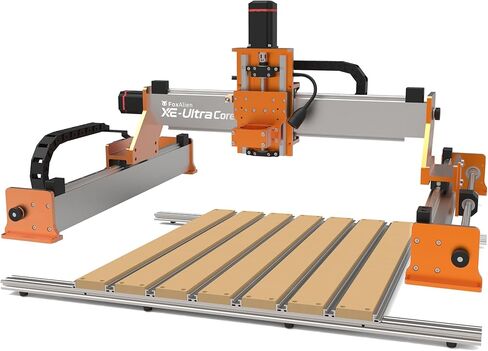 طاولة عمل FoxAlien T-slot Hybrid Spoilboard لآلة CNC ذات النواة XE-Ultra Core، مجموعة إطار قاعدة من الألومنيوم Uipgrade لقطع الأعمال الخشبية in Kuwait