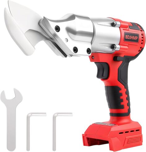 Electric Metal Shears for Milwaukee M18 18V Battery, Cordless Metal Shears 295Ft-Lbs/400Nm Torque Cuts 18GA Material, Metal Cutter, Brushless Scissors for Cutting Stainless Sheet, Iron, Carpet in Kuwait