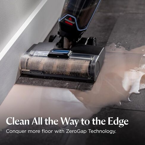 BISSELL CrossWave Edge Cordless Wet Dry Vacuum with Edge Cleaning, Tangle-Free Pet Hair Brush Roll, FreshStart Filter, and Storage & Rinse Tray Included, 4329F in Kuwait
