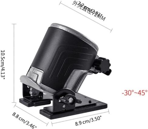 Lightweight Trimming Milling Machine Base Trimmer Cover, Woodworking Trimmer Router Base(Style1) in Kuwait