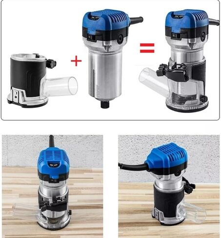 Lightweight Trimming Milling Machine Base Trimmer Cover, Woodworking Trimmer Router Base(Style1) in Kuwait