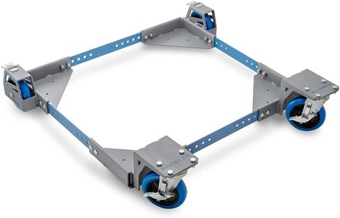 قاعدة أدوات متنقلة لجميع التضاريس من Rockler مزودة بعجلات يوريثان مقاس 5 بوصات - قاعدة دوارة قابلة للتعديل بسعة 1000 رطل لمنشار الطاولة، المنشار الحزامي - حامل أدوات عالمي بعجلات لمعدات المتاجر مقاس 18 بوصة - 28 بوصة in Kuwait