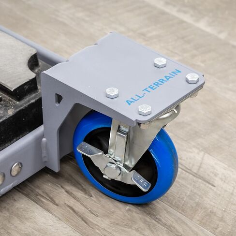 قاعدة أدوات متنقلة لجميع التضاريس من Rockler مزودة بعجلات يوريثان مقاس 5 بوصات - قاعدة دوارة قابلة للتعديل بسعة 1000 رطل لمنشار الطاولة، المنشار الحزامي - حامل أدوات عالمي بعجلات لمعدات المتاجر مقاس 18 بوصة - 28 بوصة in Kuwait