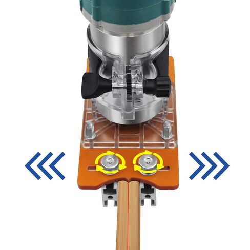 Wood Trimmer Router Base, Router Slotting Bracket for Inside Diameter 65mm Trimming Machine, 2 in 1 Compact Palm Base with 0 to 5cm Thickness Range for Carbinet Closet Furniture in Kuwait