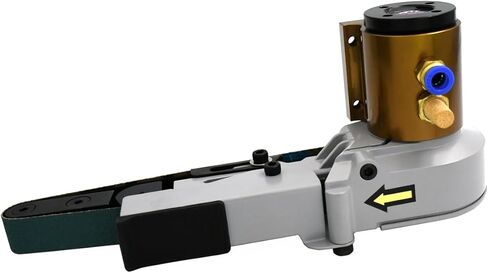 آلة تلميع حزام ساندر هوائي بذراع آلي مرن 20 مم × 520 مم 3/4 بوصة مع صمام الزناد التلقائي وجهاز التحكم عن بعد لتشطيب الأنبوب الدائري in Kuwait