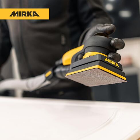 Mirka DEOS II 353X 3" x 5" Electric Orbital Sander for Woodworking & Painting – Precision 3.0 mm Orbit, 5,000–10,000 RPM Variable Speed, Low-Profile Design, Vacuum Ready, Bluetooth-Enabled in Kuwait