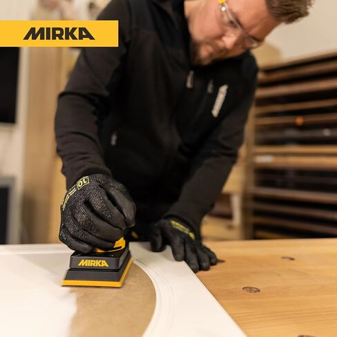 Mirka DEOS II 353X 3" x 5" Electric Orbital Sander for Woodworking & Painting – Precision 3.0 mm Orbit, 5,000–10,000 RPM Variable Speed, Low-Profile Design, Vacuum Ready, Bluetooth-Enabled in Kuwait