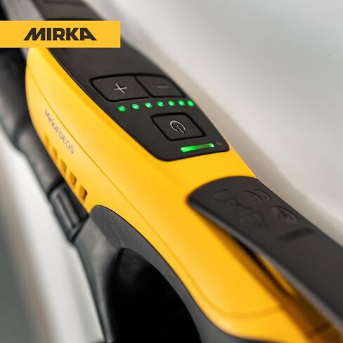 Mirka DEOS II 353X 3" x 5" Electric Orbital Sander for Woodworking & Painting – Precision 3.0 mm Orbit, 5,000–10,000 RPM Variable Speed, Low-Profile Design, Vacuum Ready, Bluetooth-Enabled in Kuwait