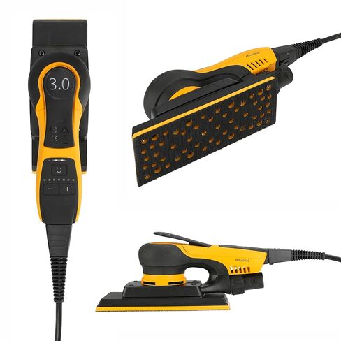 Mirka DEOS II 383X 2.75"x8" Orbital Sheet Sander for Auto Body Repair, Body Filler & Primer, 3.0mm Orbit, Brushless Motor, Low Profile, Variable Speed, Dust-Free Ready, Bluetooth in Kuwait