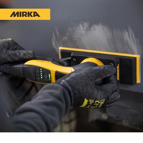 Mirka DEOS II 383X 2.75"x8" Orbital Sheet Sander for Auto Body Repair, Body Filler & Primer, 3.0mm Orbit, Brushless Motor, Low Profile, Variable Speed, Dust-Free Ready, Bluetooth in Kuwait