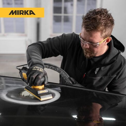 Mirka DEOS II 383X 2.75"x8" Orbital Sheet Sander for Auto Body Repair, Body Filler & Primer, 3.0mm Orbit, Brushless Motor, Low Profile, Variable Speed, Dust-Free Ready, Bluetooth in Kuwait