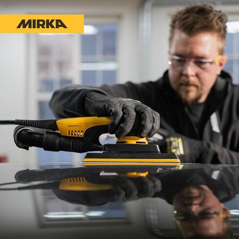 Mirka DEOS II 383X 2.75"x8" Orbital Sheet Sander for Auto Body Repair, Body Filler & Primer, 3.0mm Orbit, Brushless Motor, Low Profile, Variable Speed, Dust-Free Ready, Bluetooth in Kuwait