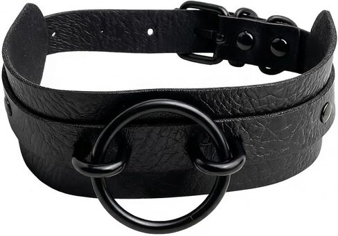 Halloween Black Gothic Choker Necklace for Women, Goth Adjustable Y2K Collar Necklaces Vampire Accessories Fashion Jewelry Gift in Saudi Arabia