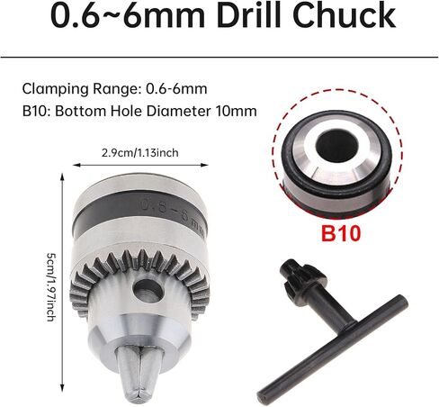775 DC Motor Mini Table Drill 12-24V 10000-20000RPM DIY Bench Drill Lathe Press Motor Kit مثقاب تشاك ودعامة تثبيت لثقب الثقب والتلميع والقطع ومثقاب الطاولة DIY in Kuwait