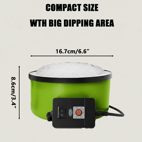 Electric Glue Pot for Crafts with 1lb Pellets, 225-400°F Adjustable Temperature, 160ml Hot Pot, 5-1/4" Diameter, 1" Depth-Fits Sticks and Glue Pellets - Great for Crafts, DIY Projects Pellets in Saudi Arabia