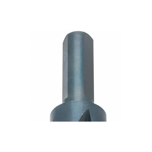 Hertel Bridge Reamer, High Speed Steel, 1/2" Shank Dia, 25/32" Dia, Right Hand Cut, Left Hand Spiral, 5" Flute Length, 6-7/8" OAL, Spiral Flute in Kuwait