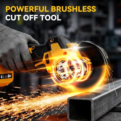 أداة قطع لاسلكية لبطارية Dewalt 20V Max (أداة فقط)، منشار قطع بدون فرش 4 بوصة 18000 دورة في الدقيقة، 3 سرعات متغيرة، مع 7 شفرات منشار 4 بوصة لقطع المعادن/الخشب/البلاستيك، بدون بطارية in Kuwait