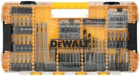 Tough Grip 120-Piece Screwdriver Bit Set, 1/4-in Hex Shank, Impact Ready, Alloy Steel (DWAF120SETTG) in Kuwait