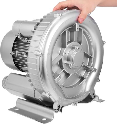 2.4HP Regenerative Blower 110-120V, 1.8KW 150CFM High Pressure Vortex Air Pump, Industrial Vacuum Pump for Sewage Aeration, Fish Pond, CNC Vacuum Table and Pneumatic Conveying, <60dB Low Noise in Kuwait