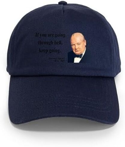 قبعة بيسبول CafePress Winston Churchill 6 قابلة للتعديل in Kuwait