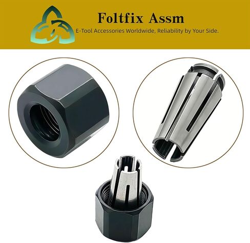 48-68-0031 14-46-0166 Collet Nut Replace for Milwaukee 2723-20 2784-20 2784-22 2984-20 43-44-0043 1/4"（6.35mm) Collet Routers Angle Grinders in Kuwait