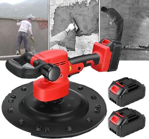 Handheld Plastering Tool,Handheld Cement Wall Smoothing Machine, Brushless Lithium Battery Plastering Tool for Efficient Masonry, Smooth Finish, Lightweight, Portable Construction Equipment， in Saudi Arabia