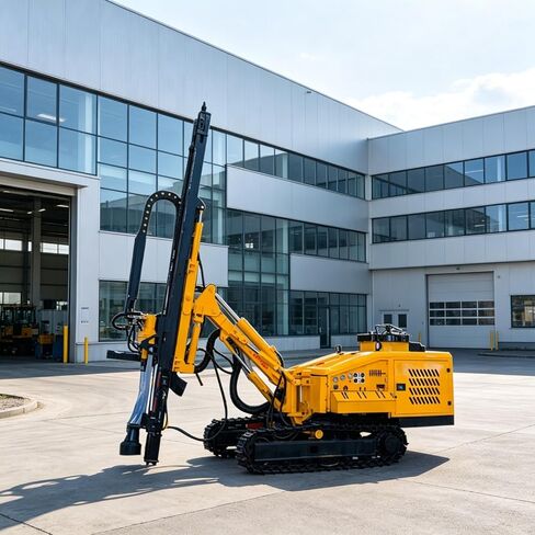 Engineering Construction Down-The-Hole Drilling Rig Reliable Pneumatic Borehole Equipment for Building Foundation Drilling, Slope Stabilization and Outdoor Drilling Work in Kuwait