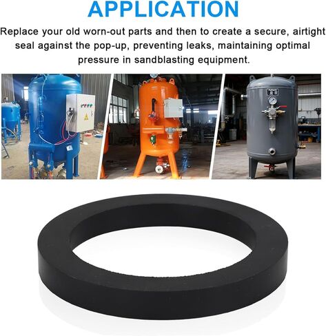 MOTOQUEEN 3" ID Closure Gasket O-Ring Seal for Sandblaster Pressure Tank, Fits for ALC Trinco Cyclone Uniblast in Kuwait