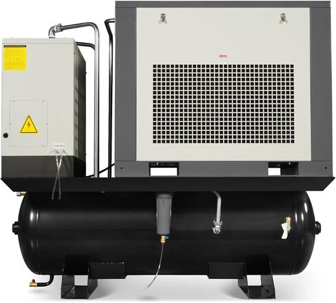 MechMaxx 15HP Combined Rotary Screw Air Compressor with Dryer & 105-Gal ASME Tank | 45 CFM, 116 PSI, 460V 3-Phase – Industrial Grade, ML1546 in Kuwait