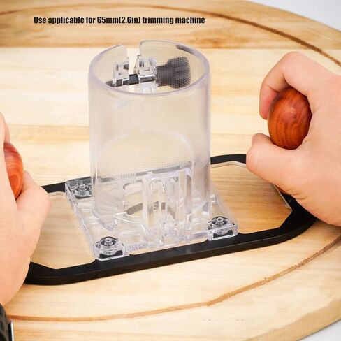 Router Plunge Base with Circular Locking for 65mm Trimming Machine Woodworking Projects in Kuwait