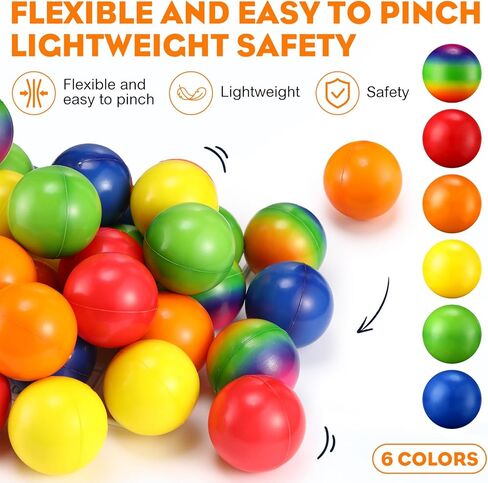 Vinsot 60 Pack Globe Squeeze Balls Bulk 2.5 Inch Mini Globe Stress Balls Earth Bouncy World Earth Relief Stress Toys for Finger Exercise School Classroom Office Party Favors in Saudi Arabia