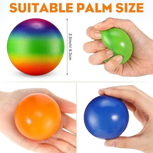 Vinsot 60 Pack Globe Squeeze Balls Bulk 2.5 Inch Mini Globe Stress Balls Earth Bouncy World Earth Relief Stress Toys for Finger Exercise School Classroom Office Party Favors in Saudi Arabia