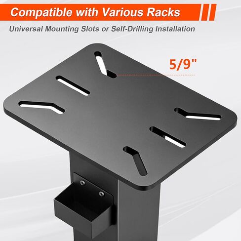 Bench Grinder Stand, Heavy-Duty Floor Pedestal with 13.77" x 9.84" Mounting Plate, 32.67" Height, Pre-Cut Slots & Water Pot, Compatible with Bench Grinders, Vises, Drill Press and More in Kuwait