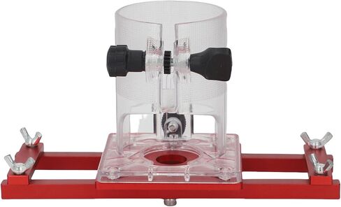Asixxsix Wood Trimmer Router Base, 2 in 1 Compact Wood Palm Router Base Slotting Bracket for Carbinet Closet Furniture, for ID 65mm Trimming Machine in Kuwait